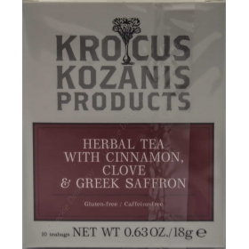 Herbata ziołowa z cynamonem, goździkami i greckim szafranem, 18g