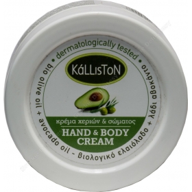 Krem oliwkowy do dłoni i ciała z awokado firmy Kalliston, 75ml