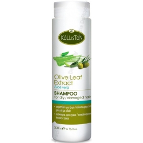 Oliwkowy szampon z aloesem do suchych/zniszczonych włosów, 250ml